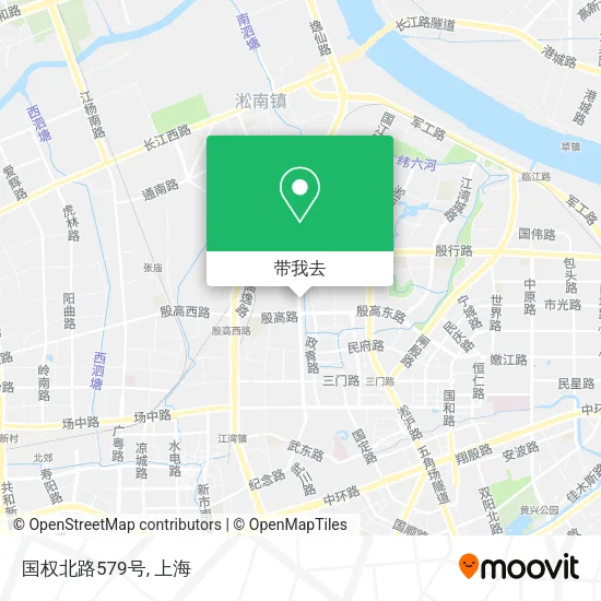 国权北路579号地图