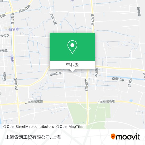 上海索朗工贸有限公司地图