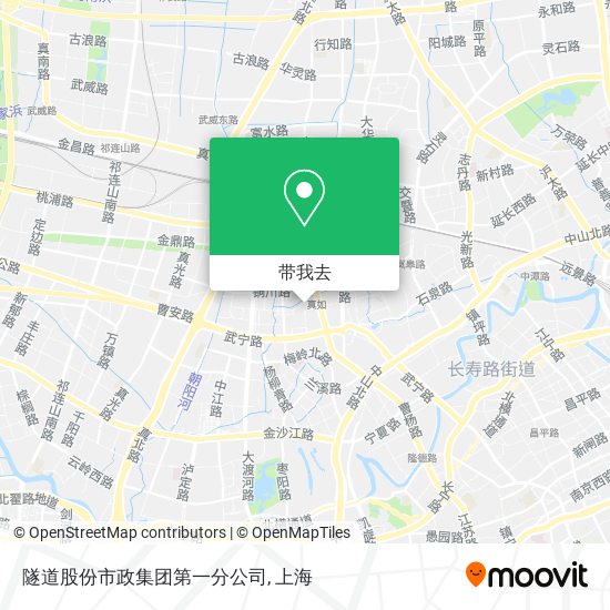 隧道股份市政集团第一分公司地图