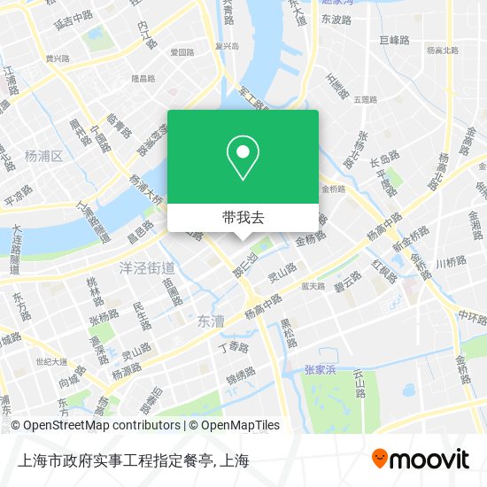 上海市政府实事工程指定餐亭地图
