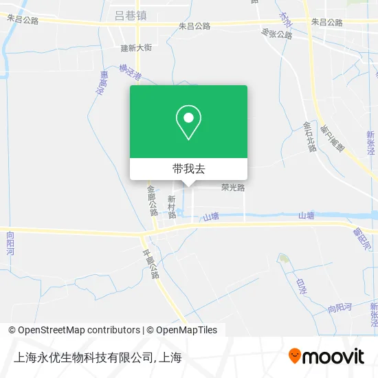 上海永优生物科技有限公司地图