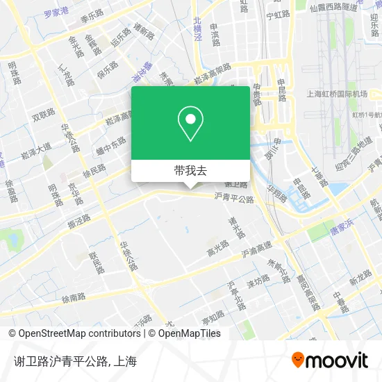 谢卫路沪青平公路地图
