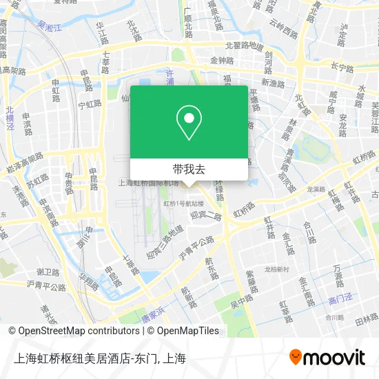 上海虹桥枢纽美居酒店-东门地图