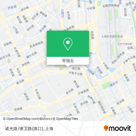 诸光路/谢卫路(路口)地图