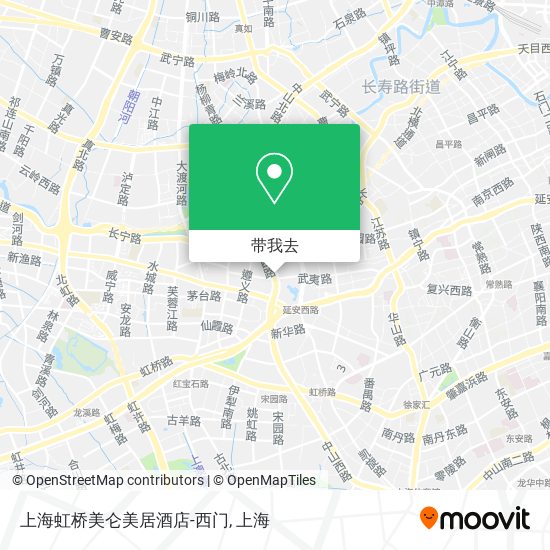 上海虹桥美仑美居酒店-西门地图