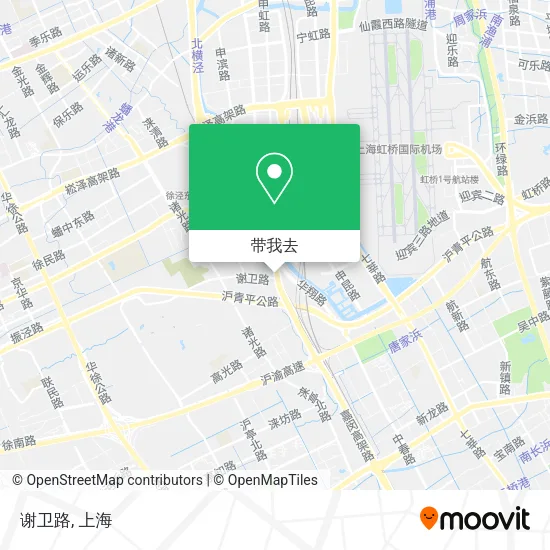 谢卫路地图