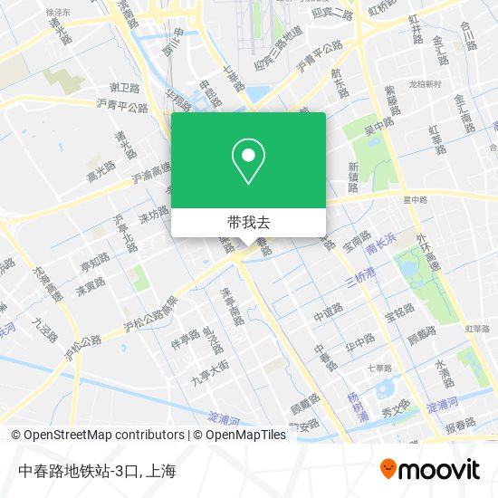 中春路地铁站-3口地图