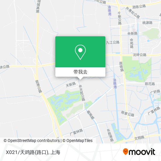 X021/天鸡路(路口)地图