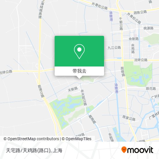 天宅路/天鸡路(路口)地图