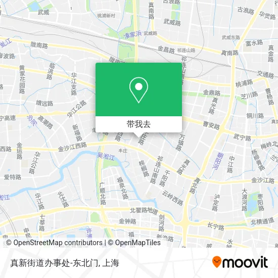 真新街道办事处-东北门地图