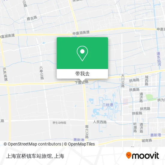 上海宣桥镇车站旅馆地图