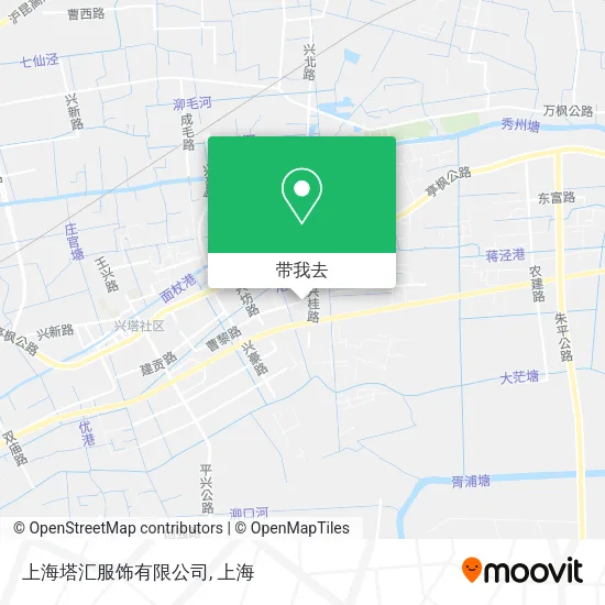 上海塔汇服饰有限公司地图