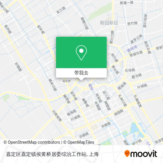 嘉定区嘉定镇侯黄桥居委综治工作站地图