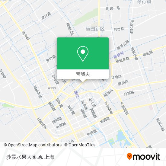 沙霞水果大卖场地图