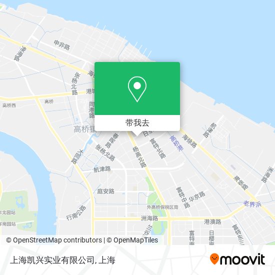 上海凯兴实业有限公司地图