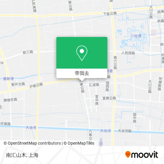 南汇山木地图