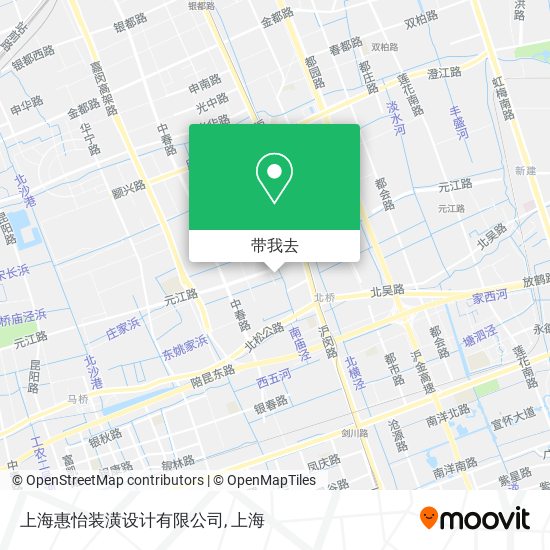 上海惠怡装潢设计有限公司地图