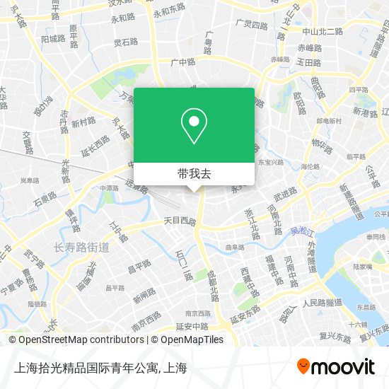 上海拾光精品国际青年公寓地图
