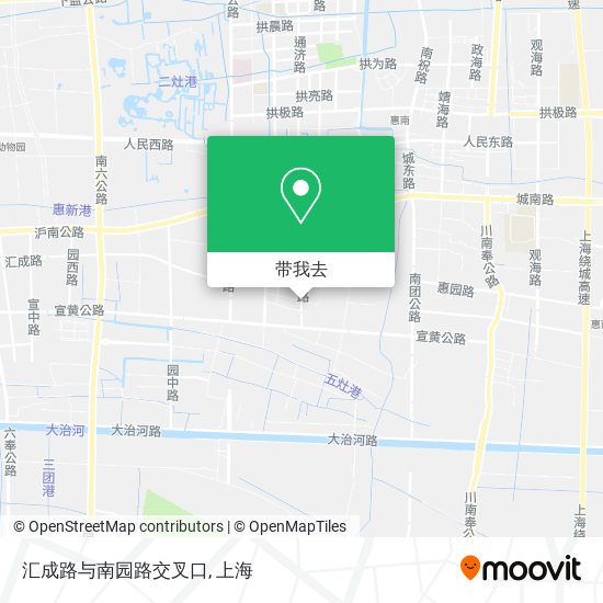 汇成路与南园路交叉口地图