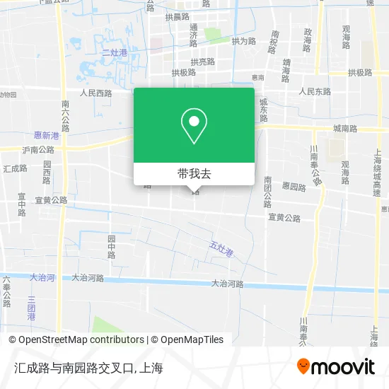 汇成路与南园路交叉口地图