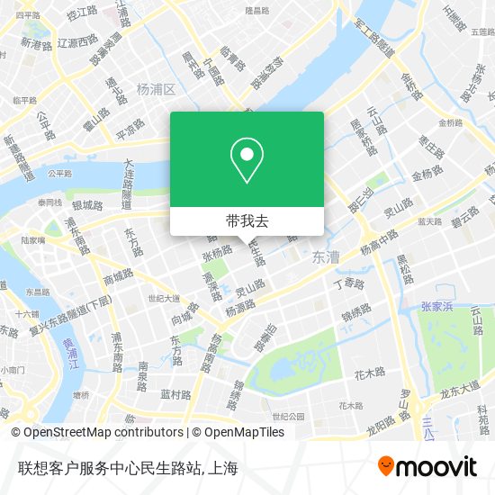 联想客户服务中心民生路站地图
