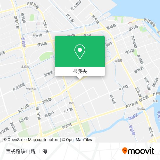 宝杨路铁山路地图