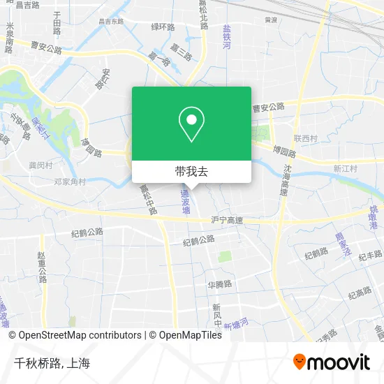 千秋桥路地图