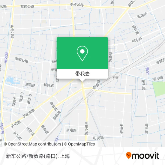 新车公路/新效路(路口)地图