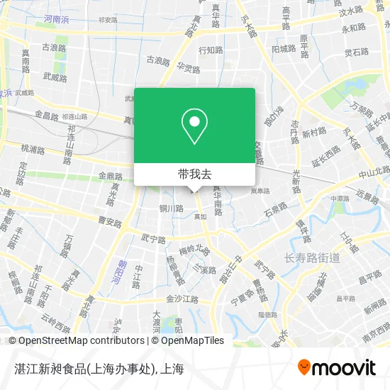 湛江新昶食品(上海办事处)地图