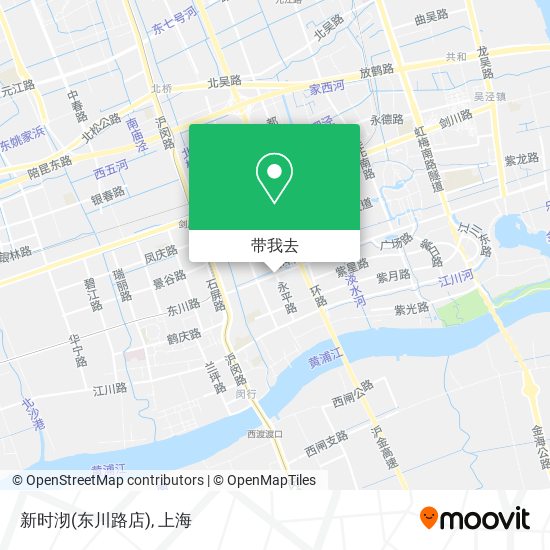 新时沏(东川路店)地图