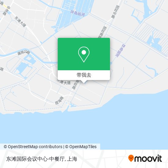 东滩国际会议中心-中餐厅地图