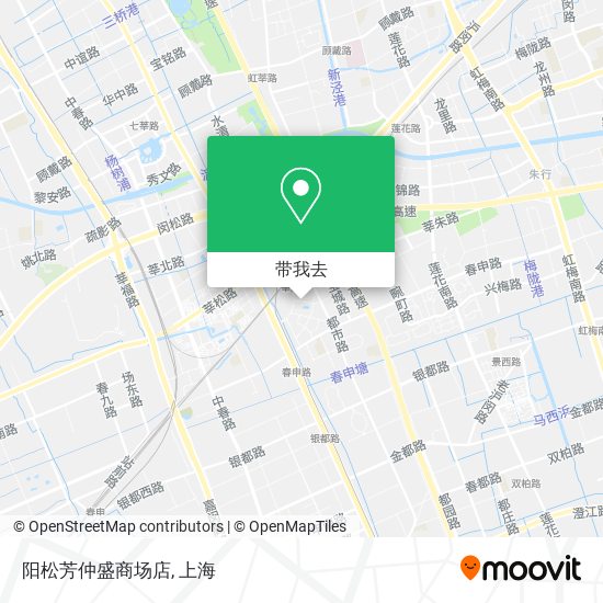 阳松芳仲盛商场店地图