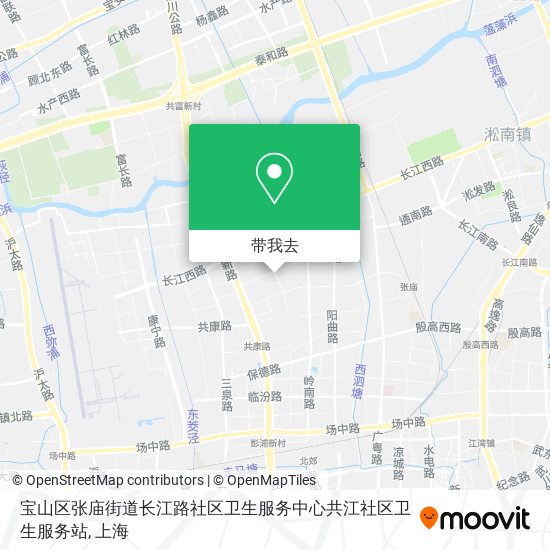 宝山区张庙街道长江路社区卫生服务中心共江社区卫生服务站地图