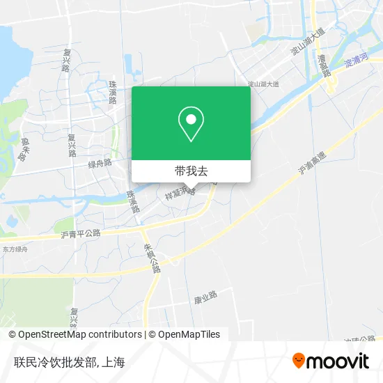 联民冷饮批发部地图
