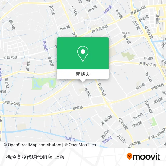 徐泾高泾代购代销店地图