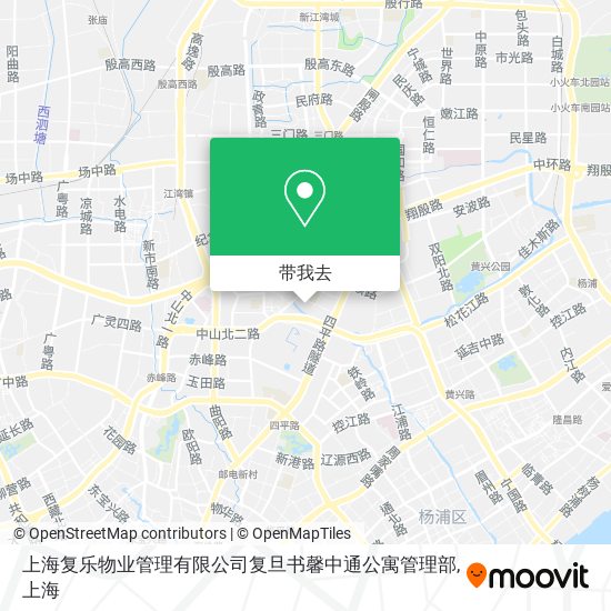 上海复乐物业管理有限公司复旦书馨中通公寓管理部地图