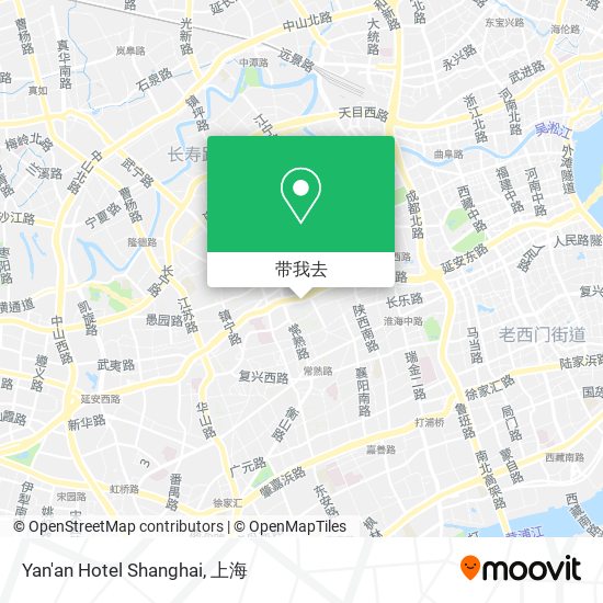 Yan'an Hotel Shanghai地图