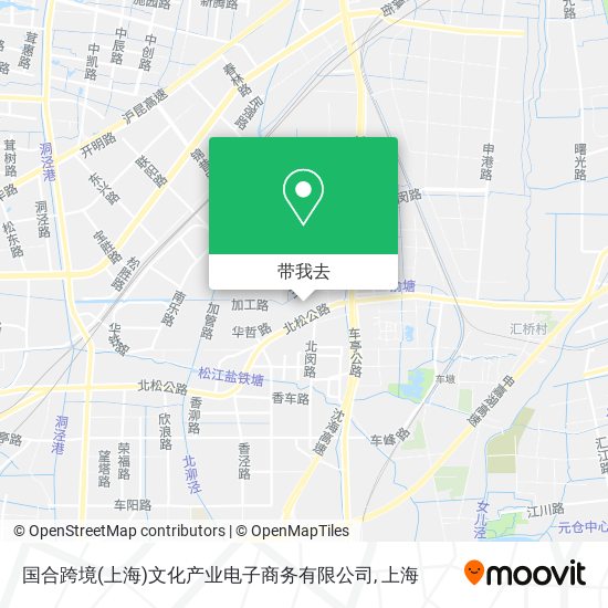 国合跨境(上海)文化产业电子商务有限公司地图