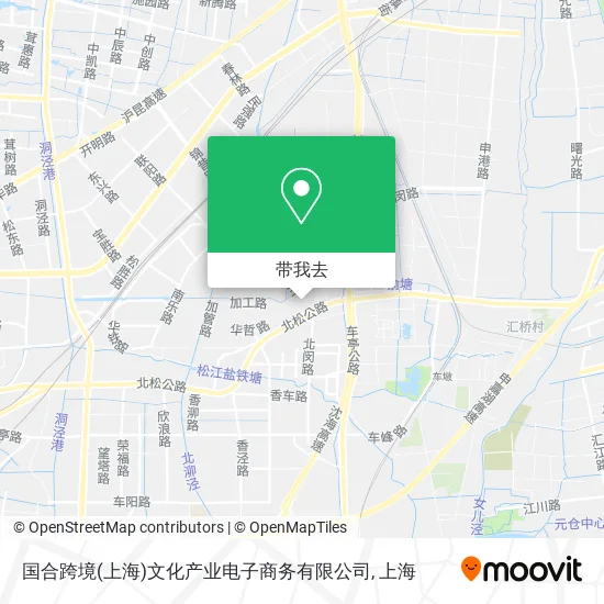 国合跨境(上海)文化产业电子商务有限公司地图