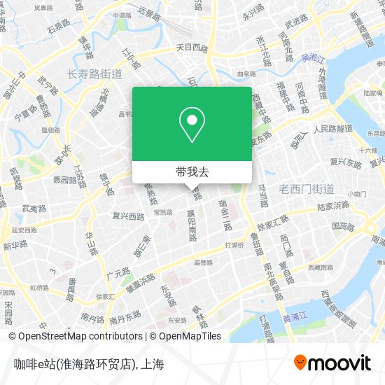 咖啡e站(淮海路环贸店)地图