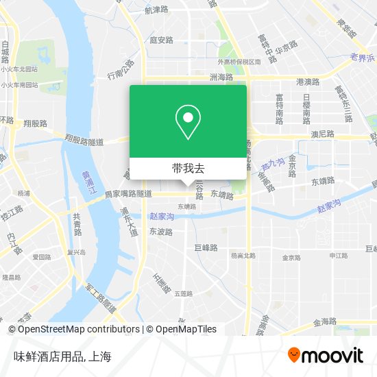 味鲜酒店用品地图