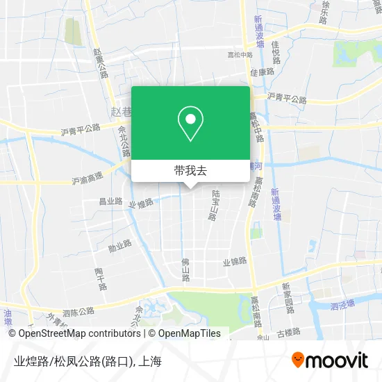业煌路/松凤公路(路口)地图