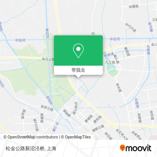 松金公路新沼泾桥地图