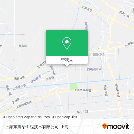 上海东震冶工程技术有限公司地图