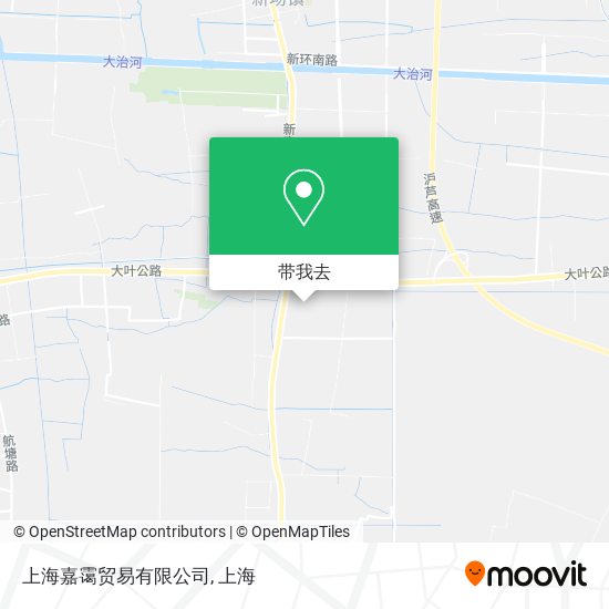 上海嘉霭贸易有限公司地图