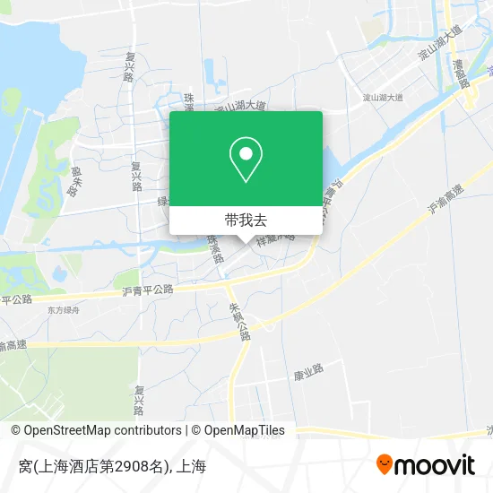 窝(上海酒店第2908名)地图