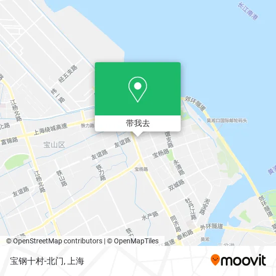 宝钢十村-北门地图