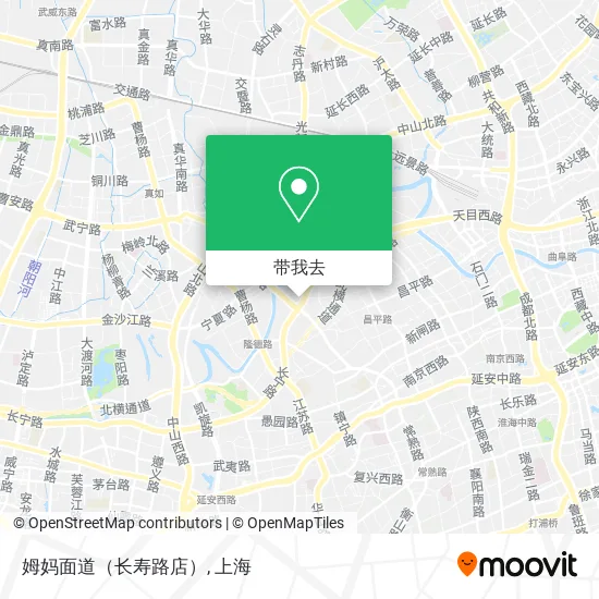 姆妈面道（长寿路店）地图