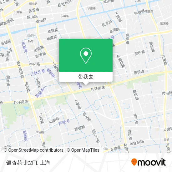 银杏苑-北2门地图