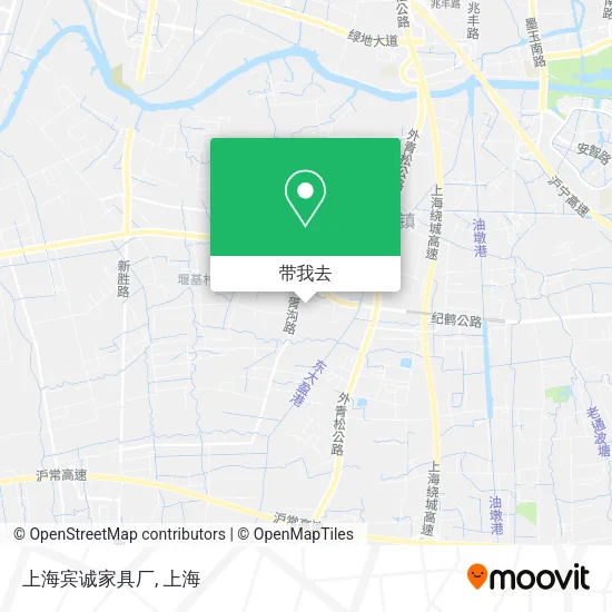 上海宾诚家具厂地图